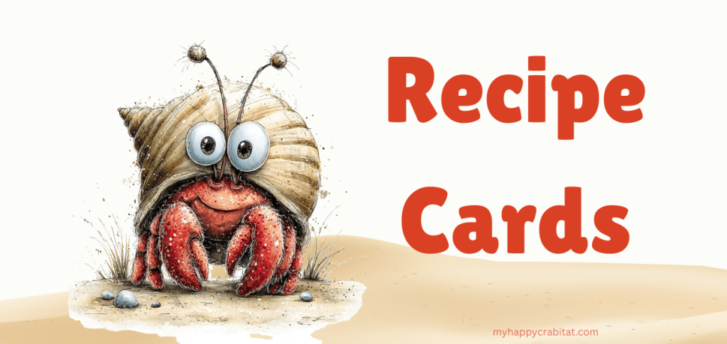 Free Hermit Crab Recipe Card&nbsp;Printables